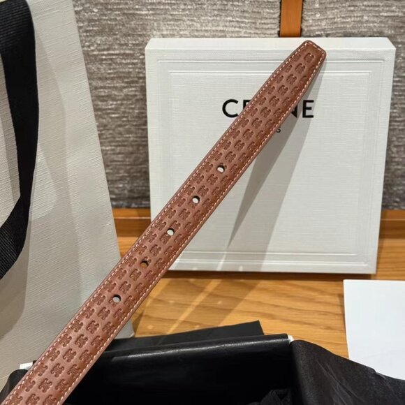 CELINE Medium Belt 90cm - Tan - With Box & Dust Bag - Picture 4 of 7